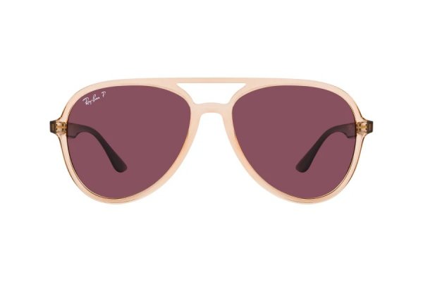   Ray-Ban Active Lifestyle RB4376-6602-5Q Transparent / Grey | Dark Violet Polarized