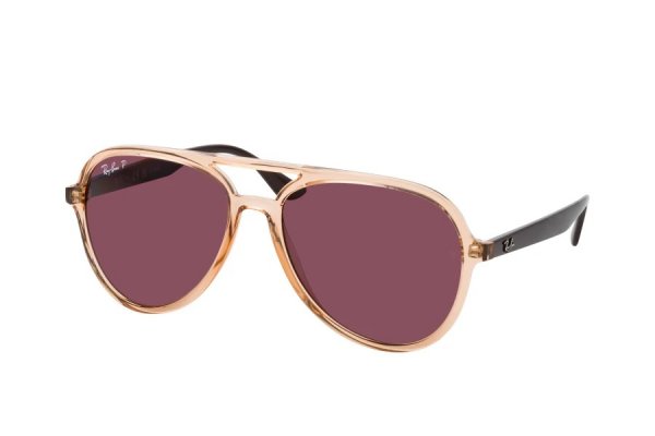   Ray-Ban Active Lifestyle RB4376-6602-5Q Transparent / Grey | Dark Violet Polarized