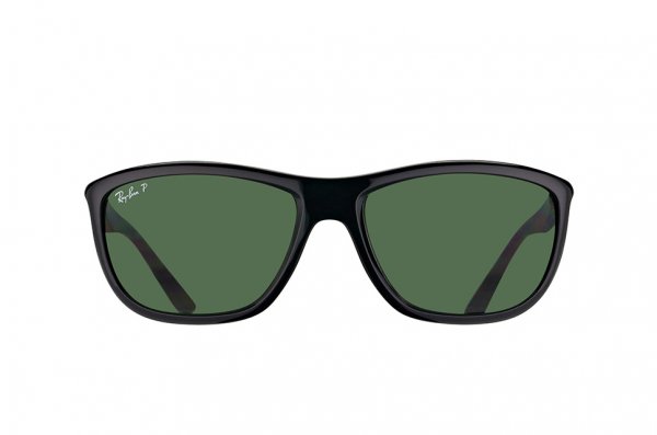   Ray-Ban Active Lifestyle RB8351-6219-9A Black / APX Green Polarized