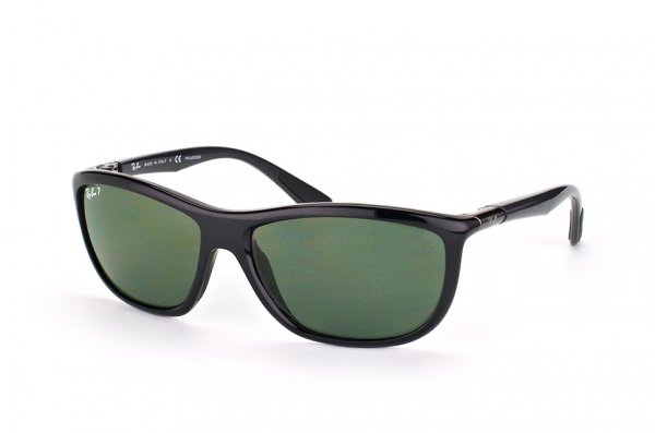   Ray-Ban Active Lifestyle RB8351-6219-9A Black / APX Green Polarized