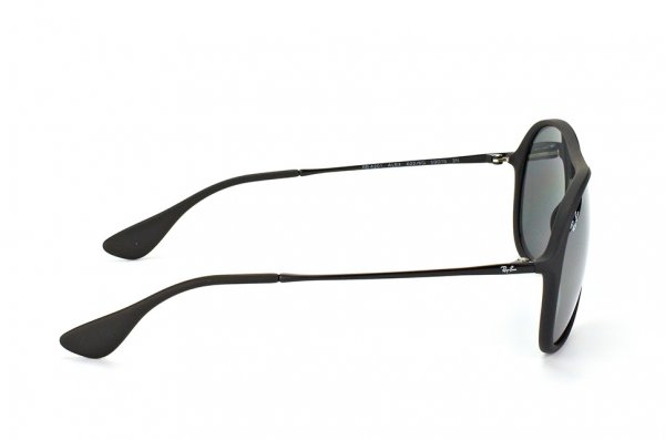 Sunglasses Ray-Ban Alex RB4201-622-6G Rubber Black | APX Silver Mirror