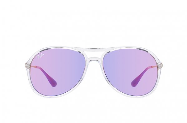 Sunglasses Ray-Ban Alex RB4201-6294-D1 Transparent White | Cosmic Blue