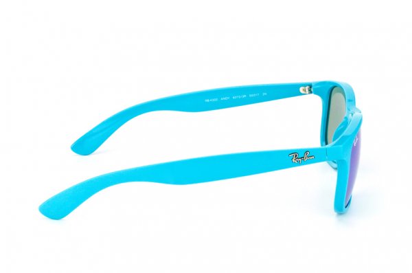   Ray-Ban Andy RB4202-6072-3R Light Blue | Green Mirrored