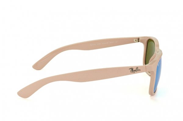   Ray-Ban Andy RB4202-6154-3R Beige| Green Mirrored
