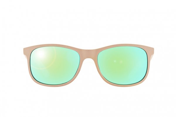   Ray-Ban Andy RB4202-6154-3R Beige| Green Mirrored