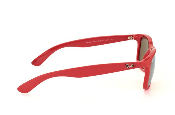  Ray-Ban Andy RB4202-6155-5A Red| Arista Mirrored