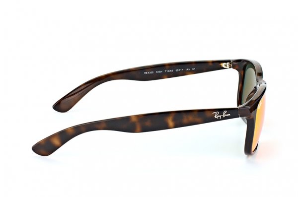   Ray-Ban Andy RB4202-710-6S Havana | Polarized Orange Mirror