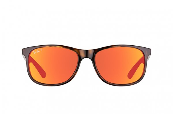   Ray-Ban Andy RB4202-710-6S Havana | Polarized Orange Mirror