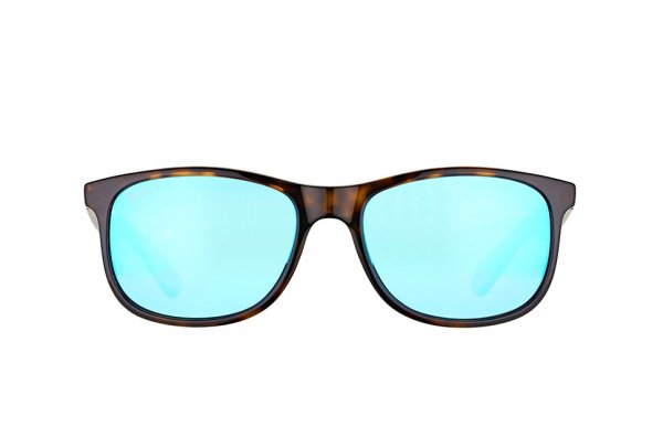   Ray-Ban Andy RB4202-710-9R Matt Havana | Polarized Blue Mirror