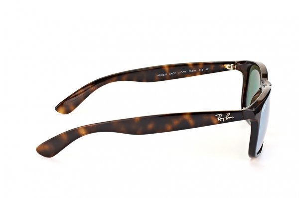   Ray-Ban Andy RB4202-710-Y4 Shiny Havana | Crystal Silver Mirror Polarized