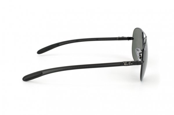Sunglasses Ray-Ban Aviator Carbon Fibre RB8307-002 Black | Natural Green (G-15XLT)