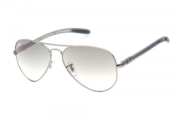 Sunglasses Ray-Ban Aviator Carbon Fibre RB8307-004-32 Gunmetal/Gradient Grey
