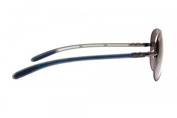 Sunglasses Ray-Ban Aviator Carbon Fibre RB8307-004-M8 Gunmetal/Blue | Polar Faded Grey P3 Plus