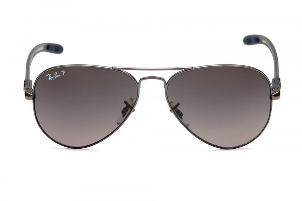 Sunglasses Ray-Ban Aviator Carbon Fibre RB8307-004-M8 Gunmetal/Blue | Polar Faded Grey P3 Plus