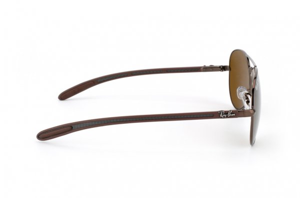 Sunglasses Ray-Ban Aviator Carbon Fibre RB8307-014-N6 Brown | Neophan Polar Brown P3 Plus