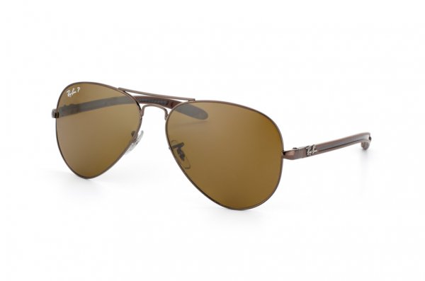 Sunglasses Ray-Ban Aviator Carbon Fibre RB8307-014-N6 Brown | Neophan Polar Brown P3 Plus