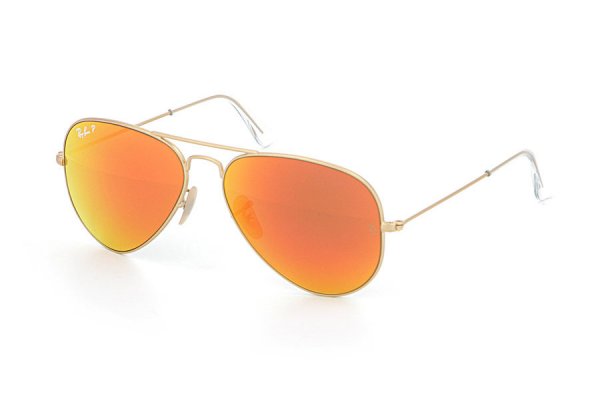 RB3025 112/4D Ray-Ban Aviator Flash Lenses