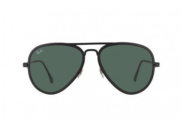   Ray-Ban Aviator LightRay II RB4211-601S-71 Matt Black| APX Grey/Green 
