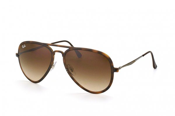   Ray-Ban Aviator LightRay II RB4211-894-13 Matt Havana | APX Brown Gradient