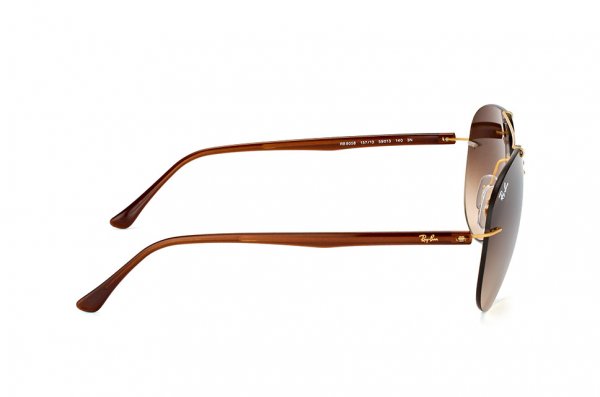   Ray-Ban Aviator LightRay RB8058-157-13 Arista/Brown | Brown Gradient