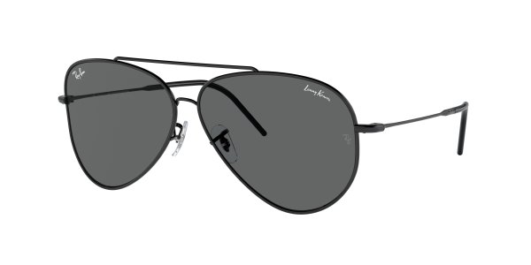   Ray-Ban Aviator Reverse RBR0101S-002-GR Black | Dark Grey