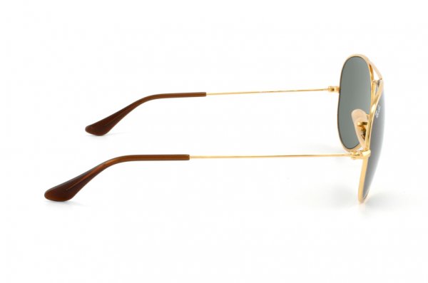   Ray-Ban Aviator Titanium RB8041-001 Arista/Natural Green (G-15XLT)