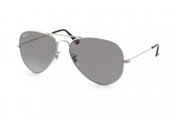  Ray-Ban Aviator Titanium RB8041-086-M3 Titanium/Polar Faded Grey