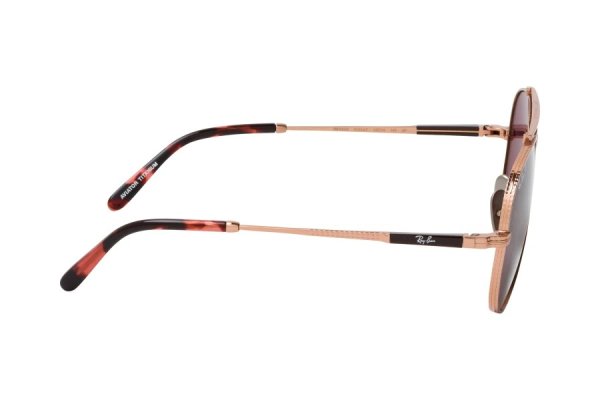   Ray-Ban Aviator Titanium RB8225-3140-AF Bronze | Purple Polarised