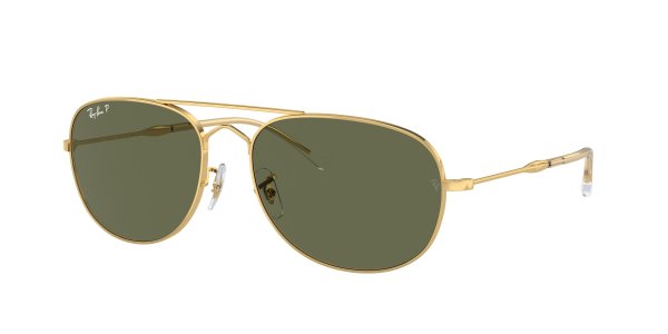   Ray-Ban Bain Bridge RB3735-001-58 Arista  | Natural Green Polarized
