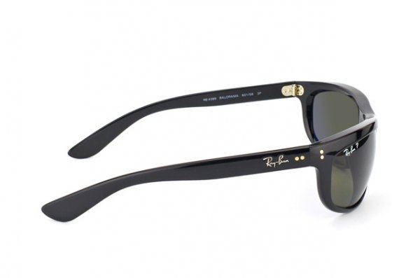   Ray-Ban Balorama RB4089-601-58 Black  | Natural Green Polarized