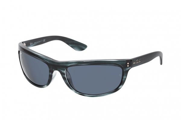   Ray-Ban Balorama RB4089-6432-R5 Striped Grey | Dark Blue