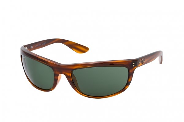   Ray-Ban Balorama RB4089-820-31 Striped Havana | Natural Green