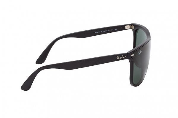   Ray-Ban Blaze Boyfriend RB4447N-601S-71 Matt Black | Grey / Green