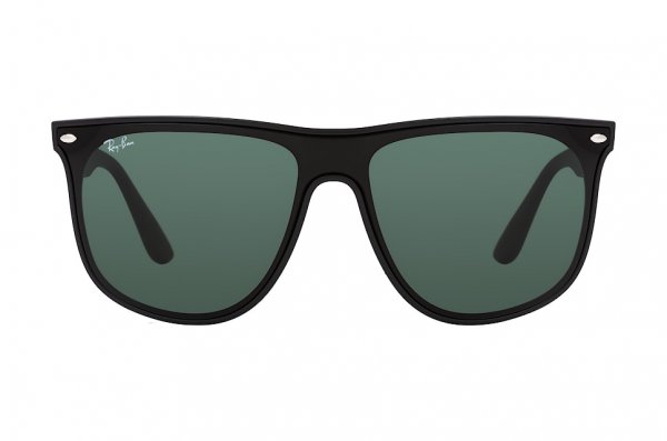   Ray-Ban Blaze Boyfriend RB4447N-601S-71 Matt Black | Grey / Green