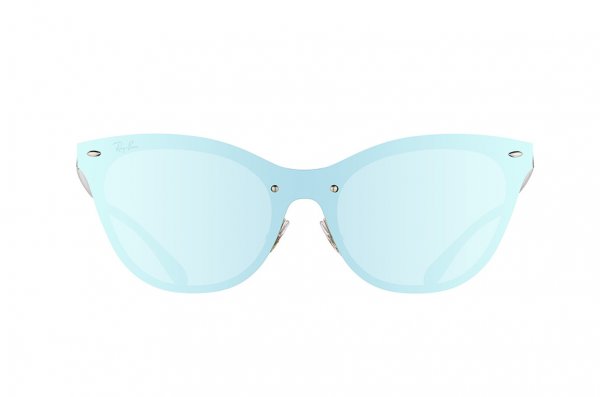   Ray-Ban Blaze Cats RB3580N-042-30 Silver |  Crystal Silver Mirror