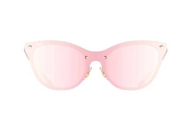   Ray-Ban Blaze Cats RB3580N-043-E4 Pink / Arista |  Pink Mirror