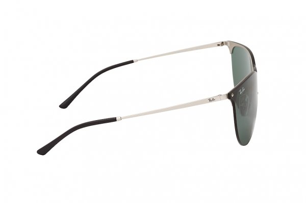   Ray-Ban Blaze Cats RB3652-9116-71 Silver | Natural Green