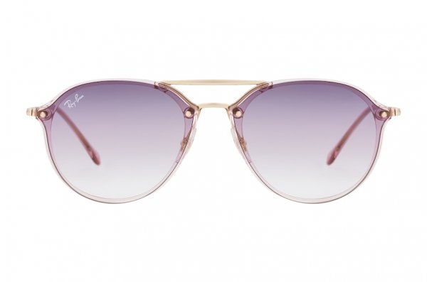   Ray-Ban Blaze Double Bridge RB4292N-6387-0U Arista | Gradient Violet Mirror