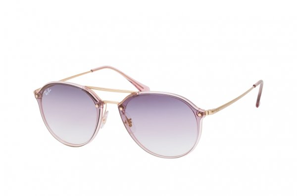   Ray-Ban Blaze Double Bridge RB4292N-6387-0U Arista | Gradient Violet Mirror