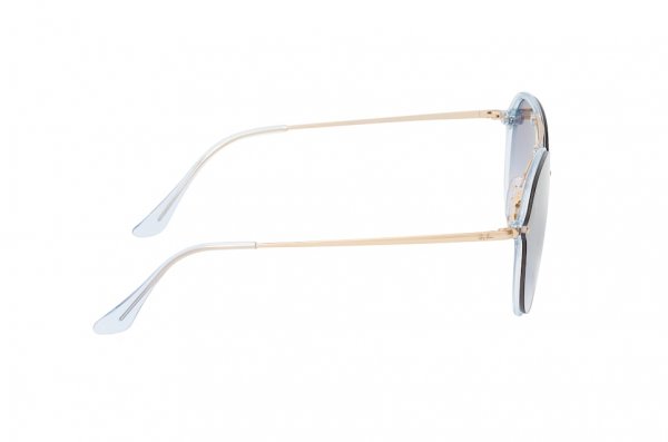   Ray-Ban Blaze Double Bridge RB4292N-6389-0S Arista | Gradient Blue Mirror