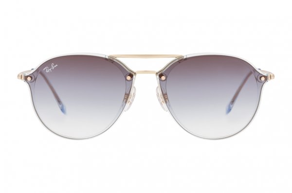   Ray-Ban Blaze Double Bridge RB4292N-6389-0S Arista | Gradient Blue Mirror