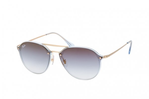   Ray-Ban Blaze Double Bridge RB4292N-6389-0S Arista | Gradient Blue Mirror