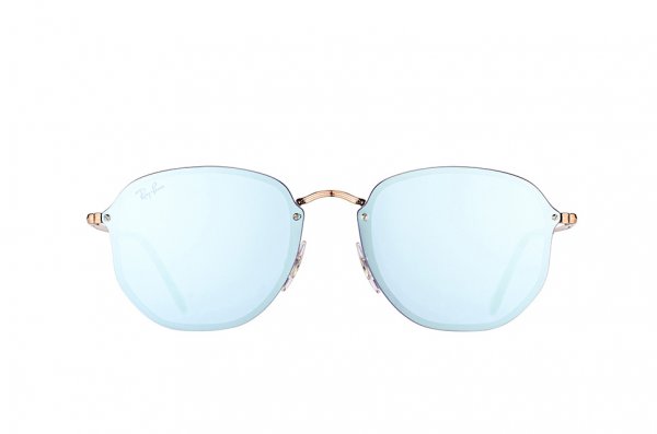   Ray-Ban Blaze Hexagonal RB3579N-9035-1U Dark Arista | Light Blue