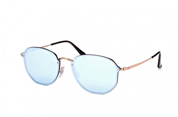   Ray-Ban Blaze Hexagonal RB3579N-9035-1U Dark Arista | Light Blue