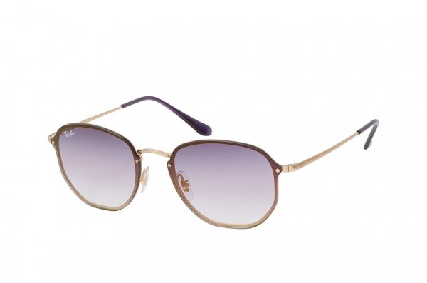   Ray-Ban Blaze Hexagonal RB3579N-9140-0U Arista | Gradient Violet Mirror