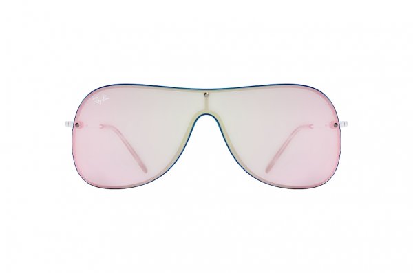   Ray-Ban Blaze RB4311N-6362-4Z Silver | Light Violet Mirror
