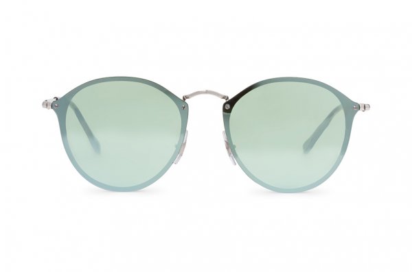   Ray-Ban Blaze Round RB3574N-003-30 Silver | Silver Mirror