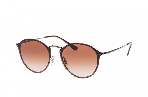   Ray-Ban Blaze Round RB3574N-004-13 Black | Gradient Brown