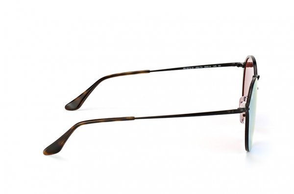   Ray-Ban Blaze Round RB3574N-153-7V Black | Blue Mirror
