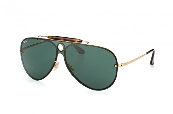   Ray-Ban Blaze Shooter RB3581N-001-71 Black / Arista |  Grey/Green